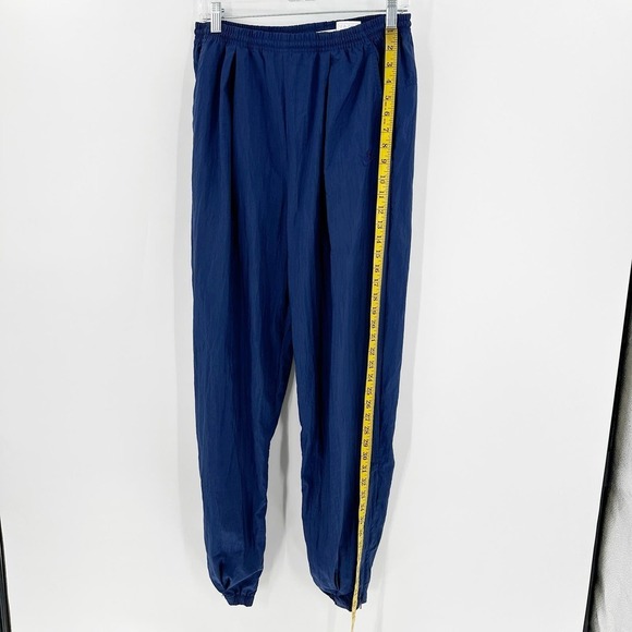 Nike Blue Elastic Waist Zip Ankle Windbreaker Activewear Joggers Size Medium - Picture 9 of 12